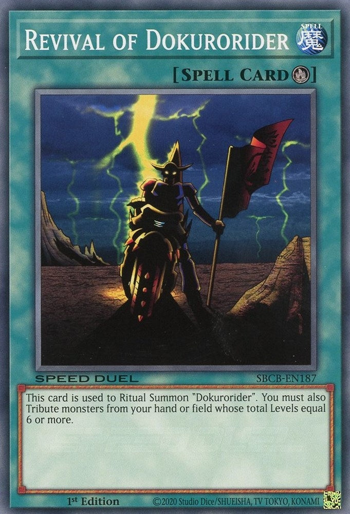 Revival of Dokurorider (187) (SBCB) - YuGiOh Single