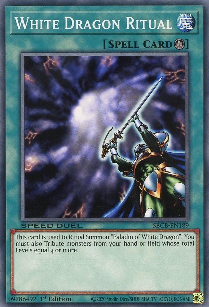 White Dragon Ritual (189) (SBCB) - YuGiOh Single