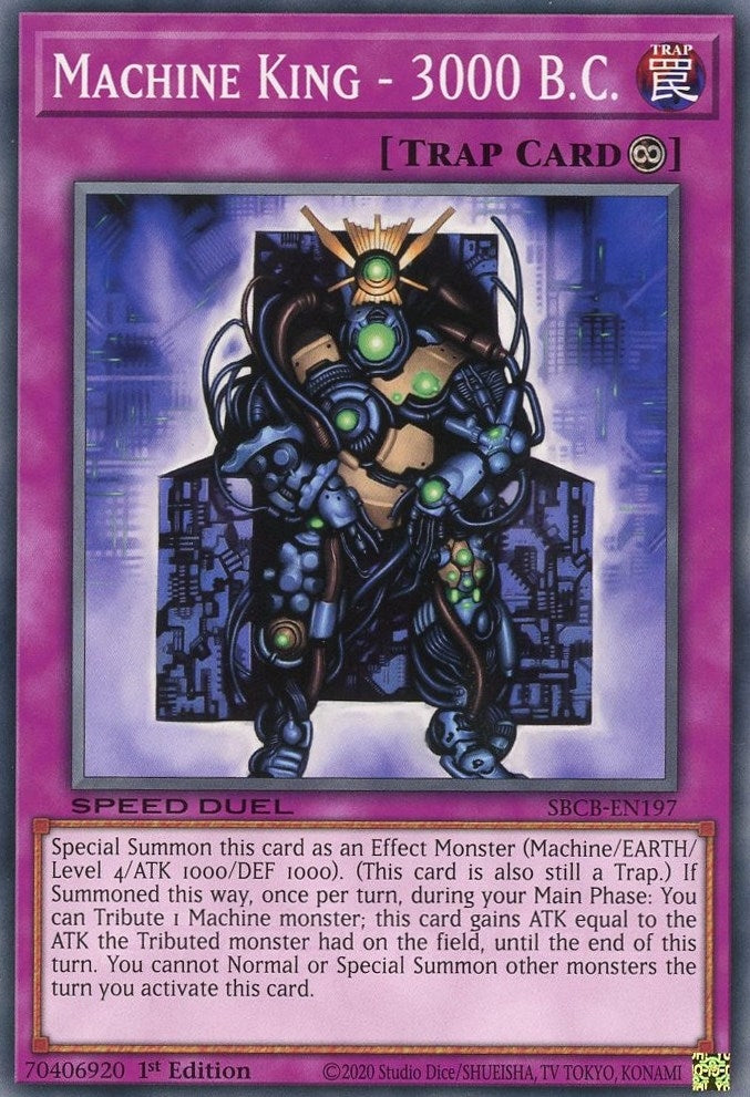 Machine King - 3000 B.C. (197) (SBCB) - YuGiOh Single