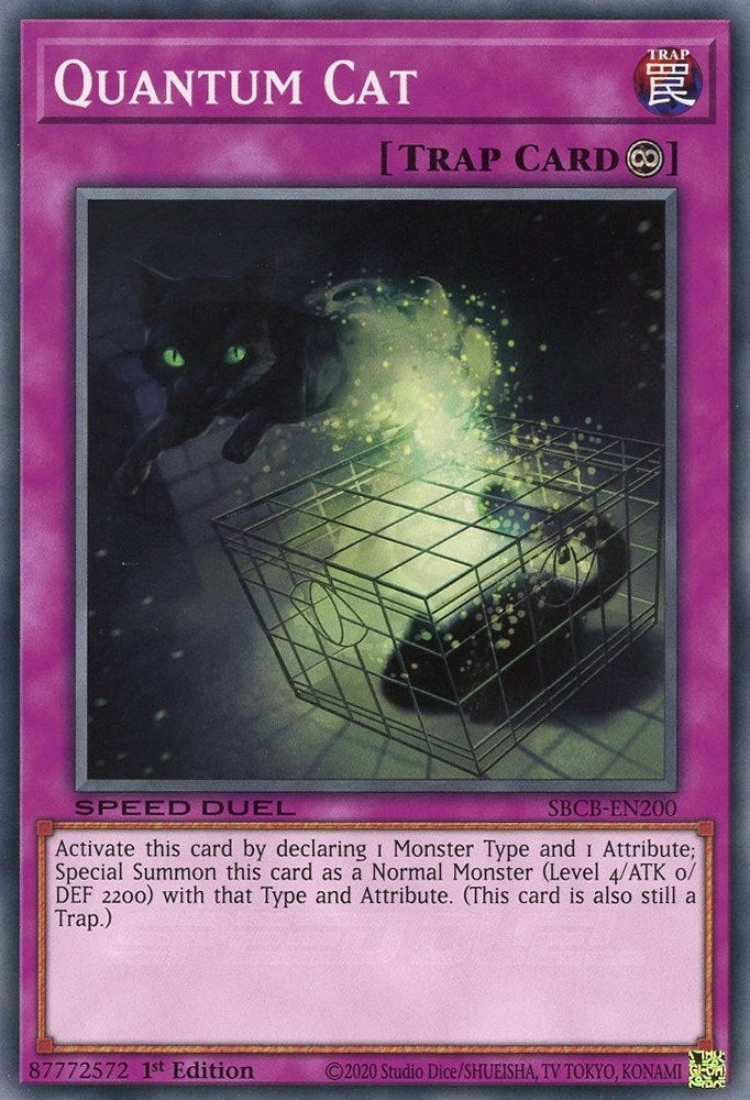 Quantum Cat (200) (SBCB) - YuGiOh Single