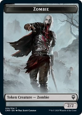 Zombie Token (0) [CMR] - MTG Single