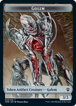 Golem Token (0) [CMR] - MTG Single