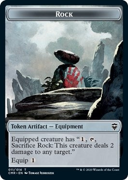 Rock Token (0) [CMR] - MTG Single