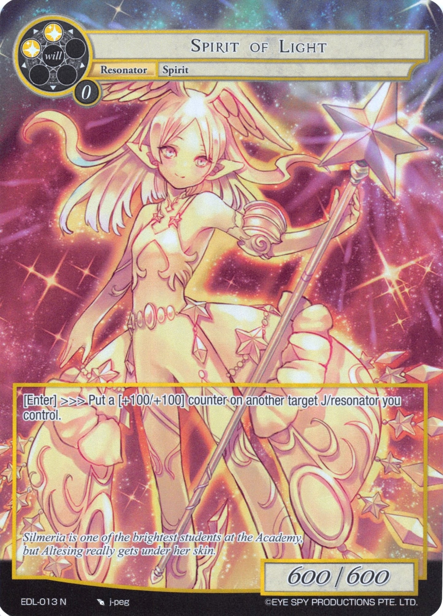 Spirit of Light (Full Art) (13) [EDL] - Force of Will Single