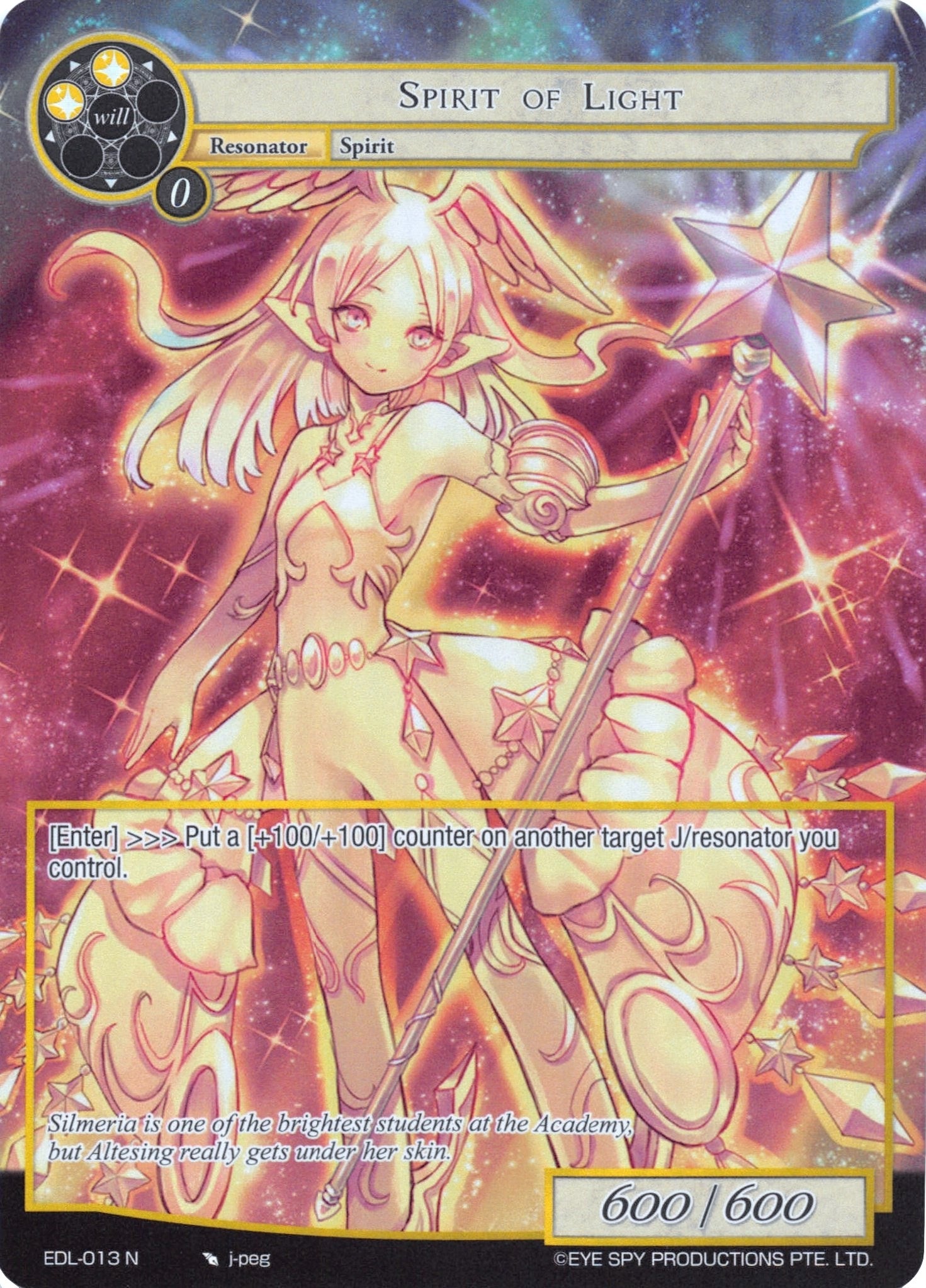 Spirit of Light (Full Art) (13) [EDL] - Force of Will Single