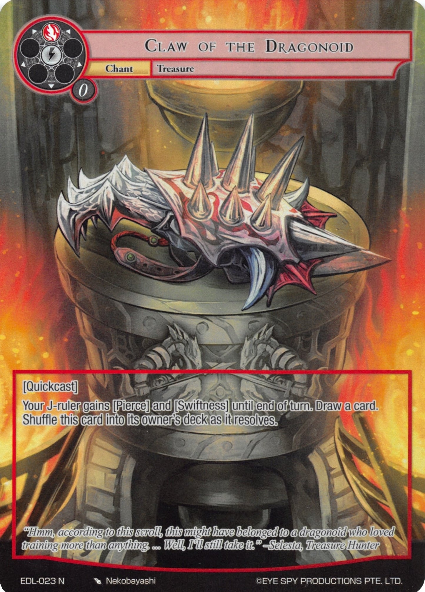 Claw of the Dragonoid (Full Art) (23) [EDL] - Force of Will Single