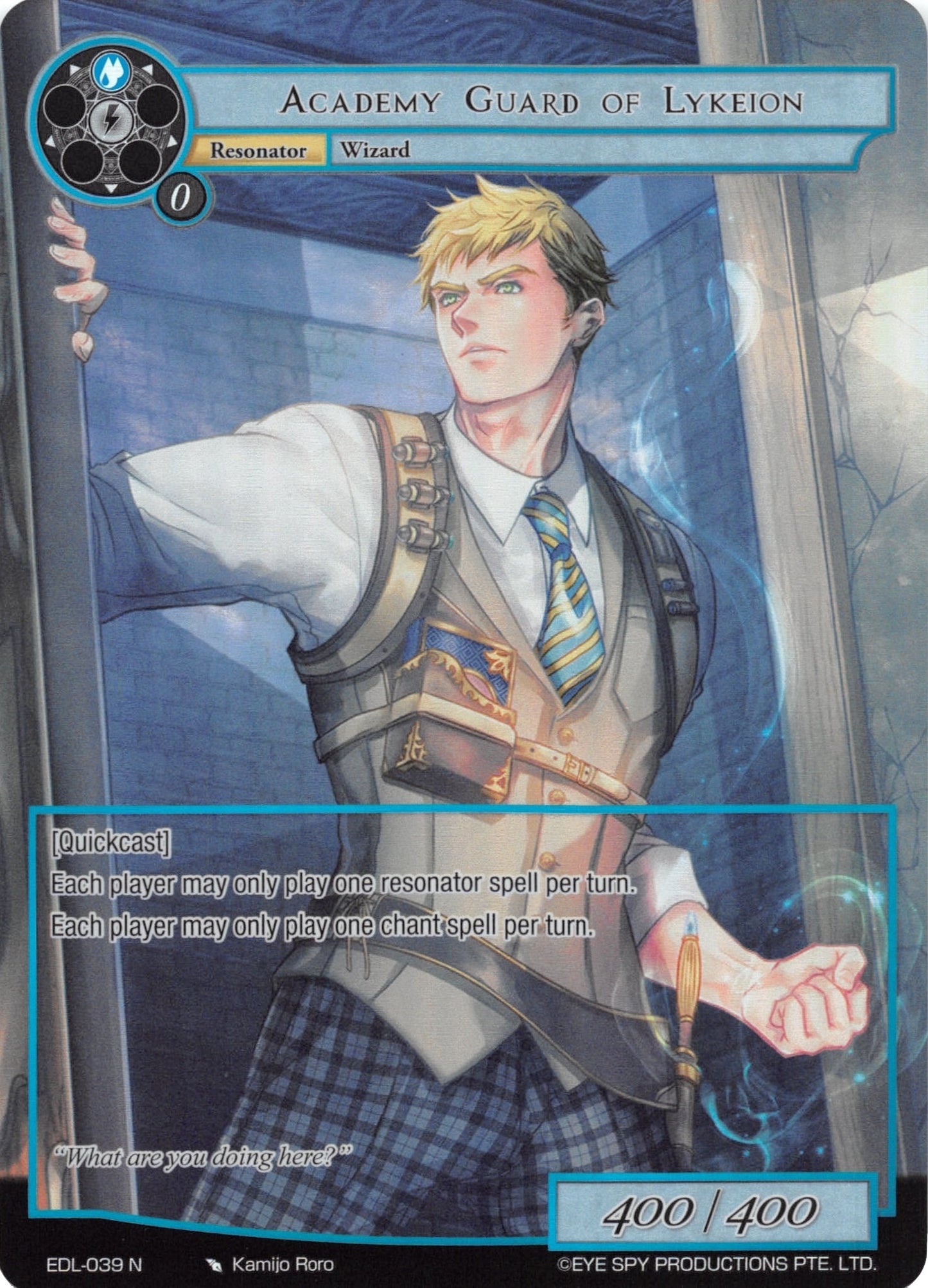 Academy Guard of Lykeion (Full Art) (39) [EDL] - Force of Will Single