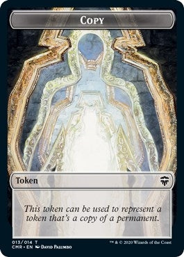Copy // Golem Double-sided Token (0) [CMR] - MTG Single