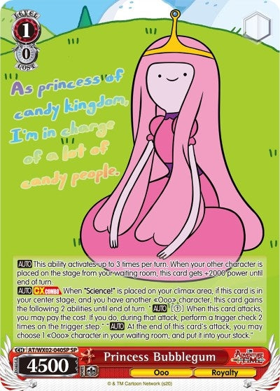 Princess Bubblegum (SP) (2040) [AT/WX02] - Weiss Schwarz Single