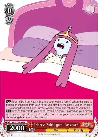 Princess Bubblegum: Possessed (2044) [AT/WX02] - Weiss Schwarz Single