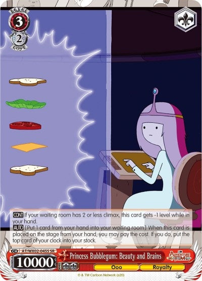 Princess Bubblegum: Beauty and Brains (SR) (2045) [AT/WX02] - Weiss Schwarz Single