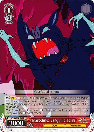 Marceline: Sanguine Form (2062) [AT/WX02] - Weiss Schwarz Single