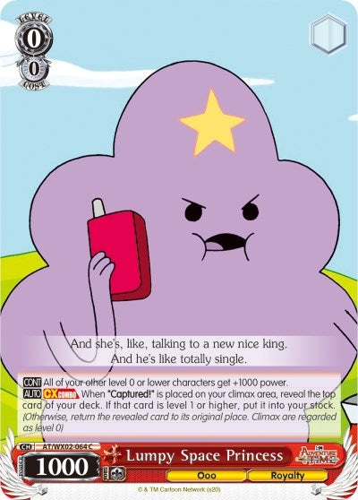 Lumpy Space Princess (2064) [AT/WX02] - Weiss Schwarz Single