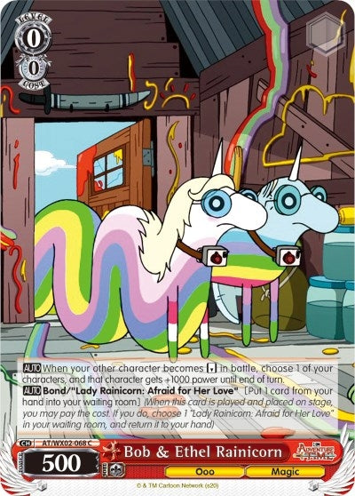 Bob & Ethel Rainicorn (2068) [AT/WX02] - Weiss Schwarz Single