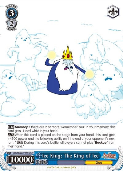 Ice King: The King of Ice (SR) (2075) [AT/WX02] - Weiss Schwarz Single