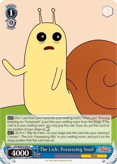 The Lich: Possessing Snail (2092) [AT/WX02] - Weiss Schwarz Single