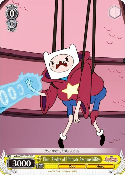 Finn: Pledge of Ultimate Responsibility (202) [AT/WX02] - Weiss Schwarz Single