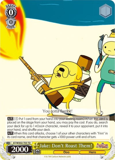 Jake: Don’t Roast Them! (203) [AT/WX02] - Weiss Schwarz Single