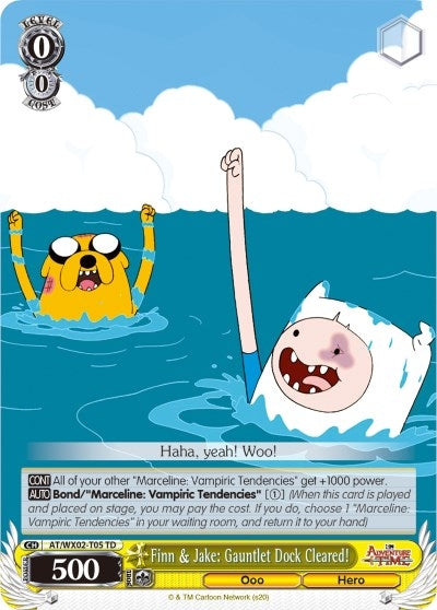 Finn & Jake: Gauntlet Dock Cleared! (205) [AT/WX02] - Weiss Schwarz Single