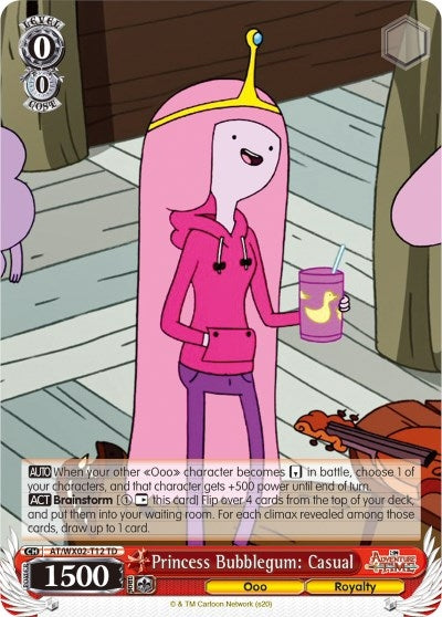 Princess Bubblegum: Casual (212) [AT/WX02] - Weiss Schwarz Single