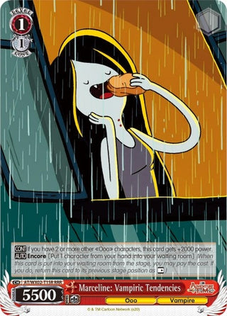 Marceline: Vampiric Tendencies (RRR) (215) [AT/WX02] - Weiss Schwarz Single