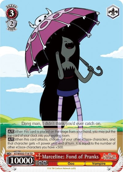Marceline: Fond of Pranks (218) [AT/WX02] - Weiss Schwarz Single