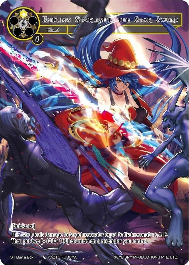 Endless Starlight the Star Sword (11) [PRO] - Force of Will Single