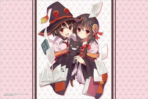 Bushiroad Rubber Mat Collection Vol.762: Kadokawa Sneaker Bunko - KonoSuba - Megumin & Yunyun (762) - Playmats Sealed