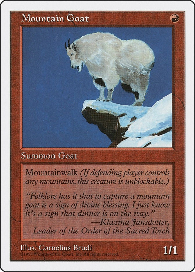 Mountain Goat [5ED] - MTG Single