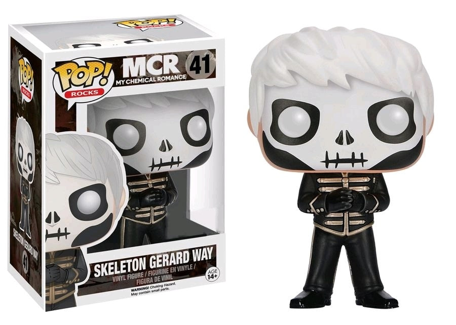 My Chemical Romance: Skeleton Gerard Way (Hot Topic Exclusive) (41) [POP!] - Funko Sealed