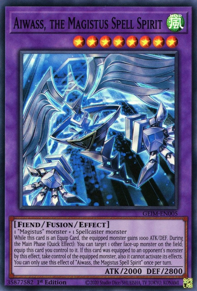 Aiwass the Magistus Spell Spirit (5) (GEIM) - YuGiOh Single