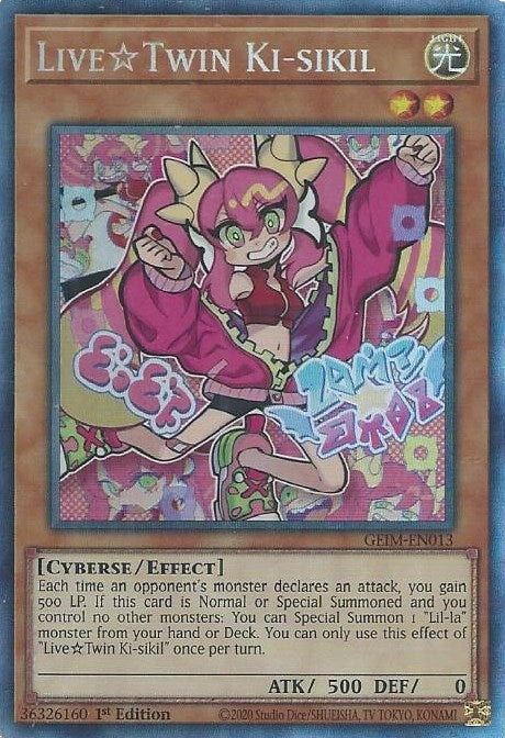 Live Twin Ki-sikil (CR) (13) (GEIM) - YuGiOh Single