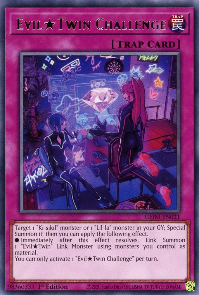 Evil Twin Challenge (21) (GEIM) - YuGiOh Single