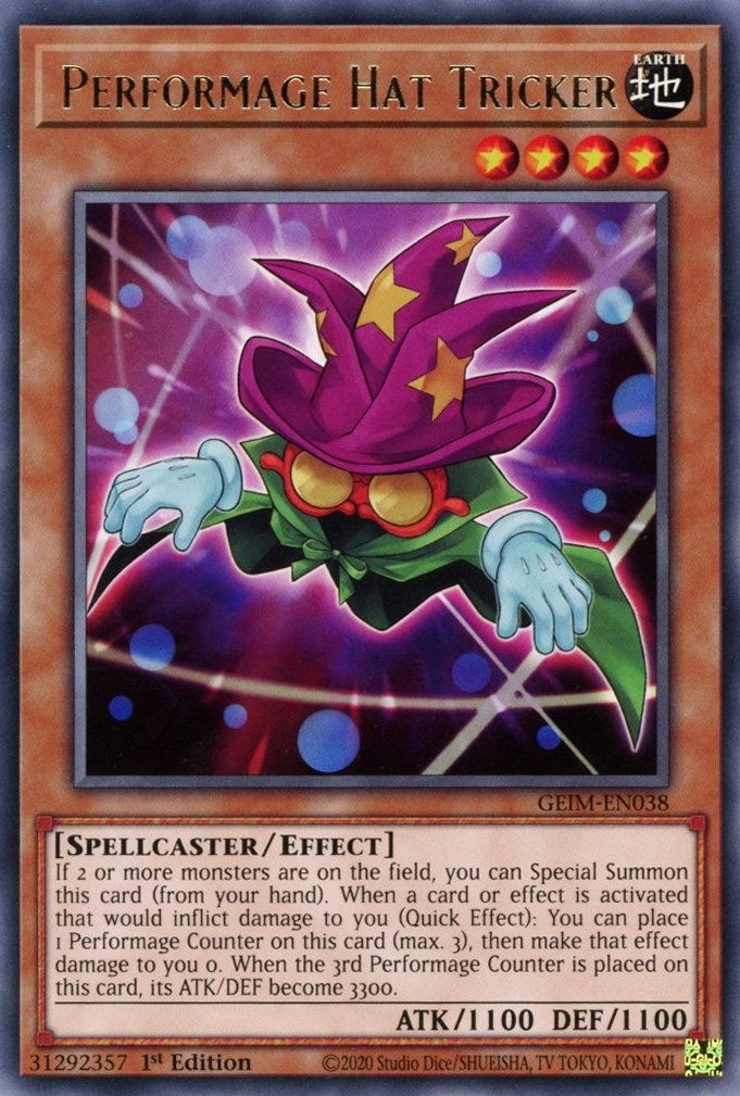 Performage Hat Tricker (38) (GEIM) - YuGiOh Single
