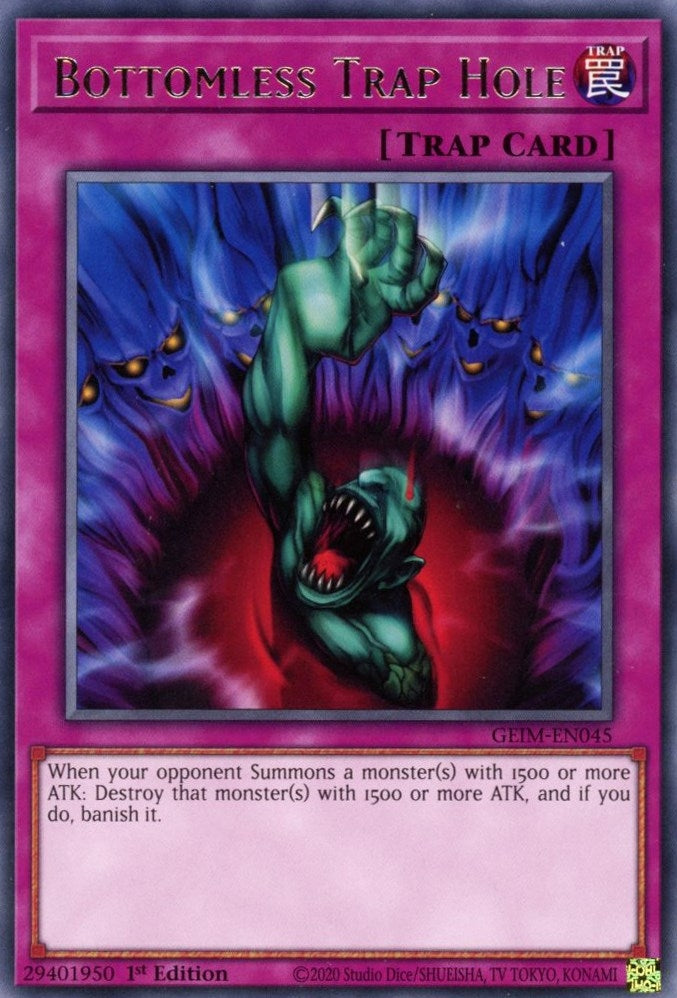 Bottomless Trap Hole (45) (GEIM) - YuGiOh Single
