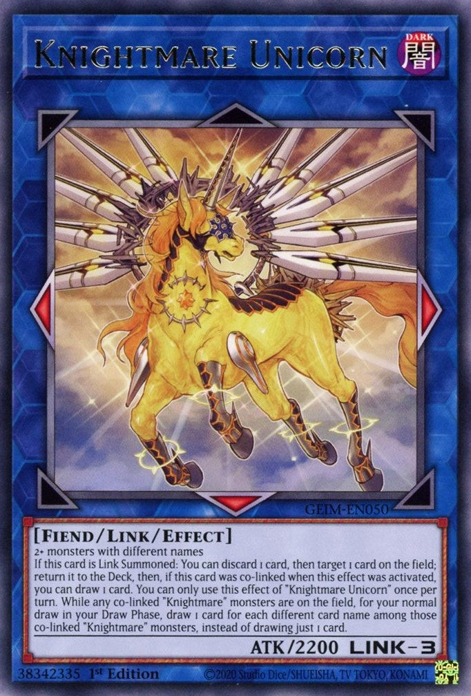 Knightmare Unicorn (50) (GEIM) - YuGiOh Single