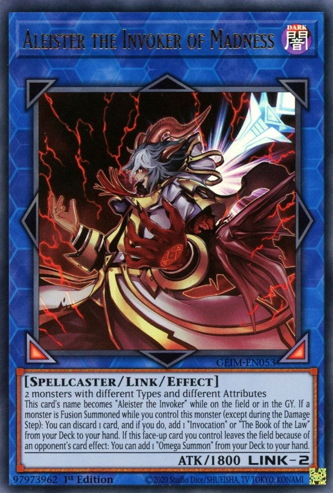 Aleister the Invoker of Madness (53) (GEIM) - YuGiOh Single
