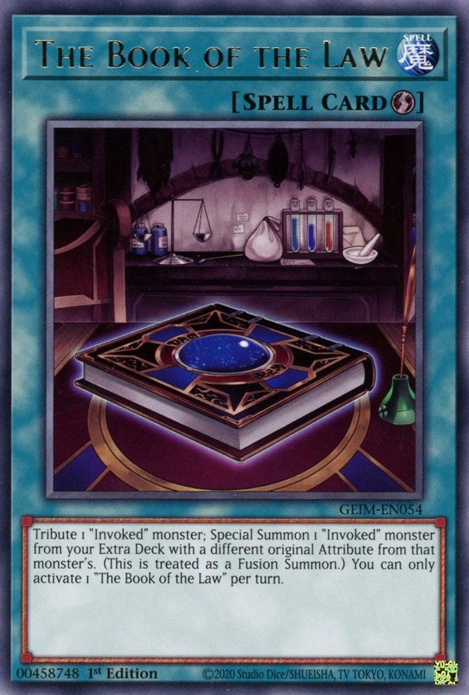 The Book of the Law (54) (GEIM) - YuGiOh Single