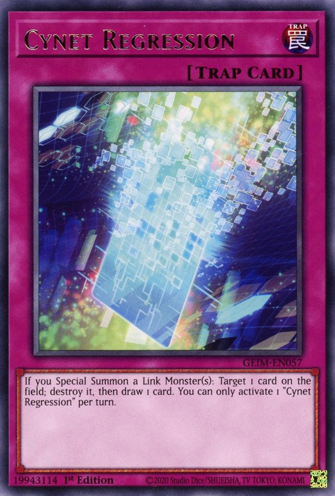 Cynet Regression (57) (GEIM) - YuGiOh Single