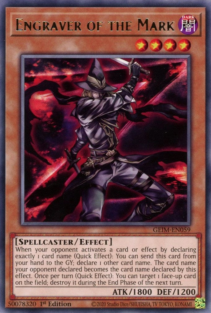 Engraver of the Mark (59) (GEIM) - YuGiOh Single