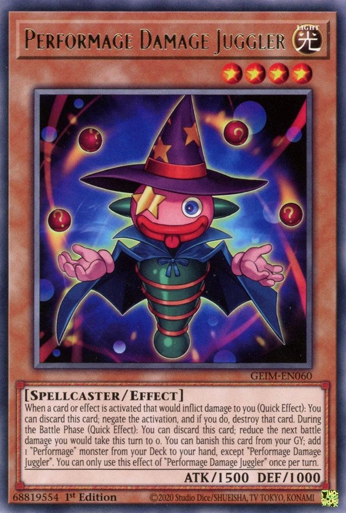 Performage Damage Juggler (60) (GEIM) - YuGiOh Single