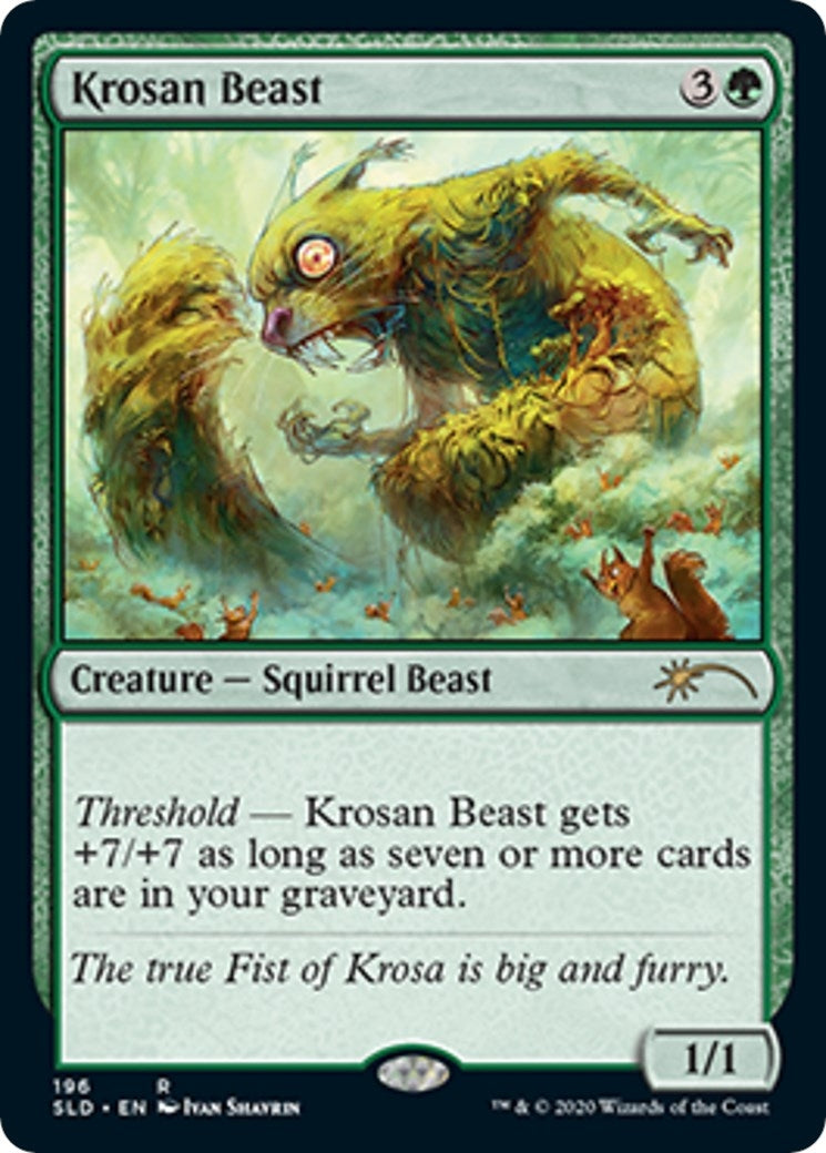 Krosan Beast (196) [SLD] - MTG Single