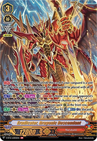 Eradicator Dragonic Descendant (ASR) (1202) [V-BT12] - Cardfight Vanguard Single