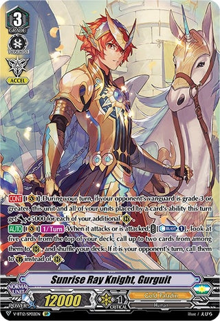 Sunrise Ray Knight Gurguit (SP) (1202) [V-BT12] - Cardfight Vanguard Single