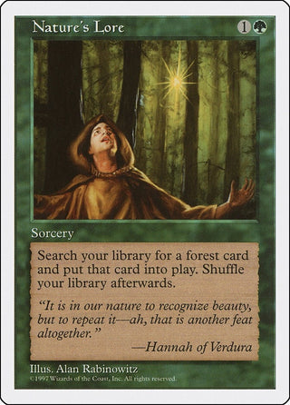Nature’s Lore [5ED] - MTG Single