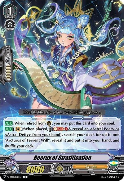 Becrux of Stratification (12041) [V-BT12] - Cardfight Vanguard Single