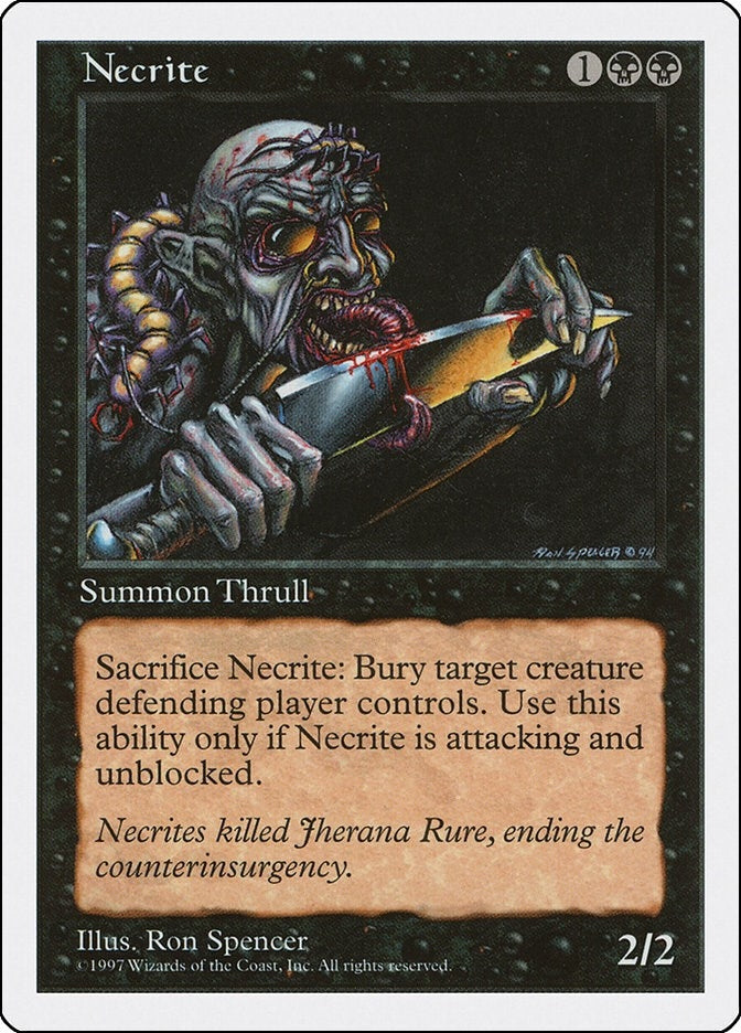 Necrite [5ED] - MTG Single