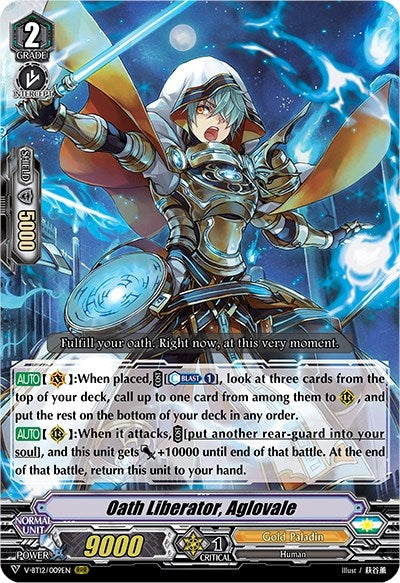 Oath Liberator Aglovale (12009) [V-BT12] - Cardfight Vanguard Single
