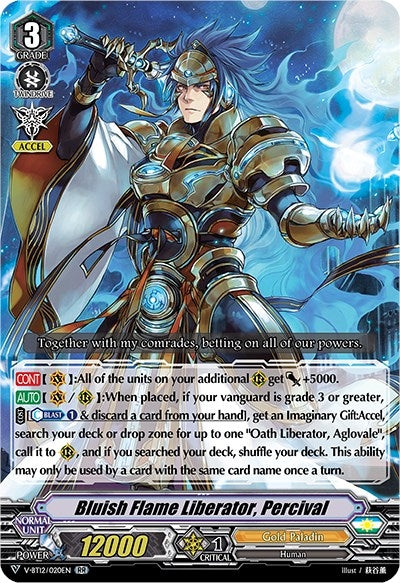 Bluish Flame Liberator Percival (12020) [V-BT12] - Cardfight Vanguard Single