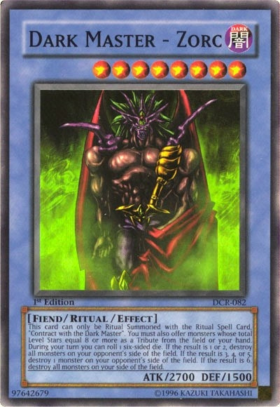 Dark Master - Zorc (82) - YuGiOh Single